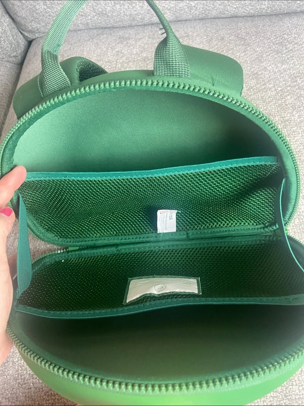 Zoy Zoi Kids Green & Pink Strawberry Mini Backpack